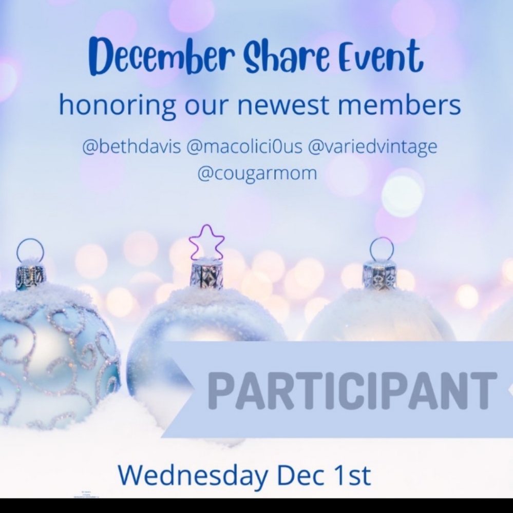 December share event Hand crafted share group
